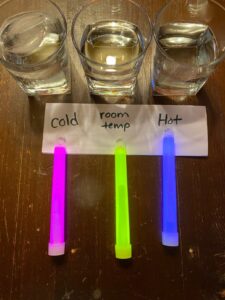 Glow Stick Experiment